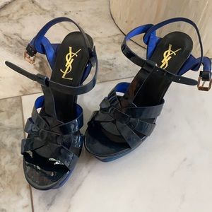 Gorgeous dark navy YSL shoes